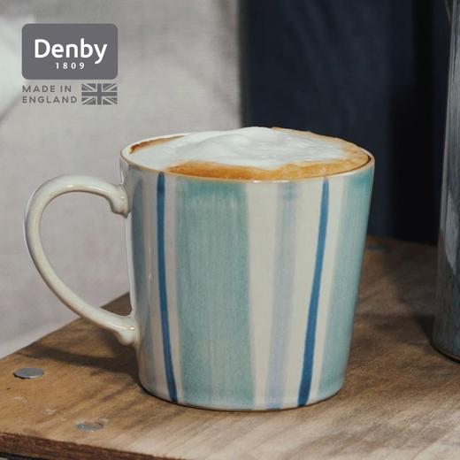 【Denby丹碧】手绘棕色·条纹马克杯+礼盒 商品图0