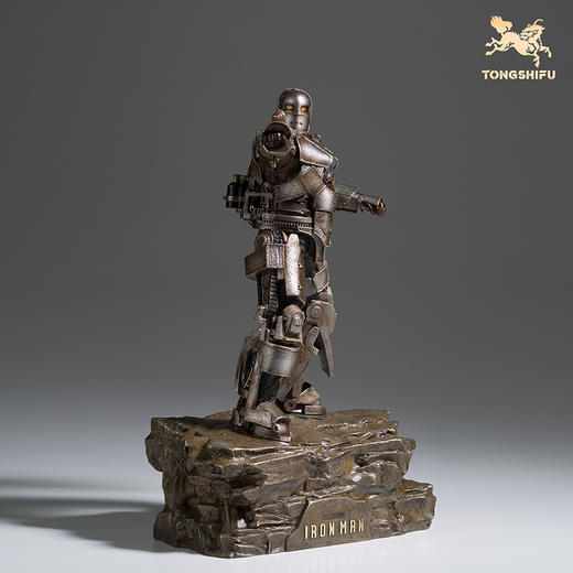 铜师傅《钢铁侠MK1》漫威系列限量手办 客厅桌面铜摆件家居工艺品 商品图3