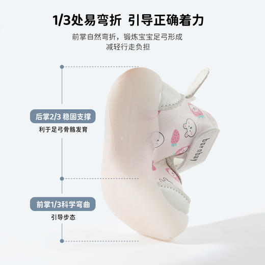 贝贝怡童鞋儿童鞋冬季保暖加绒运动鞋2025新款女童休闲鞋ZB4EX007 商品图7