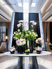 酒店大堂仿真花新年装饰花摆件中庭圆桌大厅别墅售楼商场会所假花 商品缩略图2