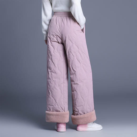 90%鸭绒填充 冬季加厚羽绒裤女 休闲百搭滑雪裤长裤 罗蒙 商品图4