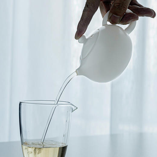 美人西施·羊脂玉陶瓷过滤泡茶单壶 商品图2