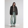 MAISON CECILE 复古飒爽时髦不费力蛋白皮宽松夹克皮衣外套 商品缩略图3