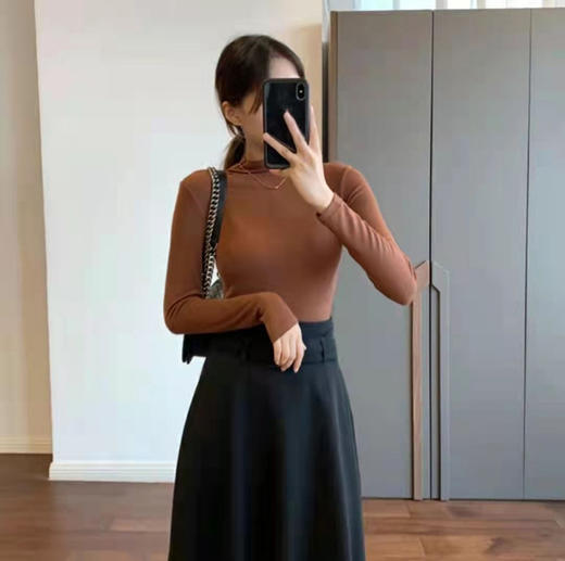 🔥秋冬天开挂的打底衫59.9¥任选2件【羊毛美雅碧蛋白精华打底衫】百搭叠穿自然丝滑!打造纸片人既视感! 商品图3