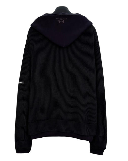 中性款假两件针织毛衣外套B00 商品图1