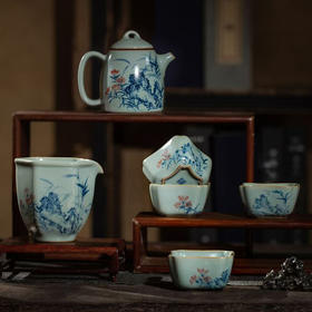 问鼎鼎青青花套组春涧小雅