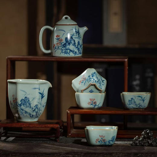 问鼎鼎青青花套组春涧小雅 商品图0