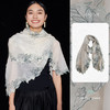 花叶万物生-手工高支山羊绒高端围巾春秋气质薄款披肩女外搭新款 商品缩略图1