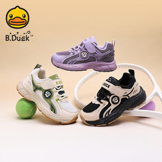 B.Duck小黄鸭童鞋春秋运动鞋慢跑鞋26-33 B3686857 商品图2