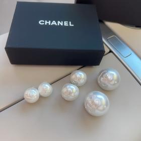 G464香N儿珐琅半圆球弯月弧形耳钉小香耳饰女银针