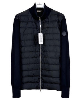 男款针织拼接羽绒服018