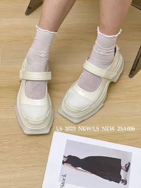 25A006#魔术贴玛丽珍百搭鞋