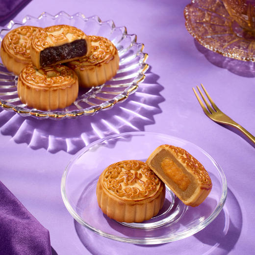 金丽莎月饼礼盒望月秋韵多口味 900g（15枚） 商品图3