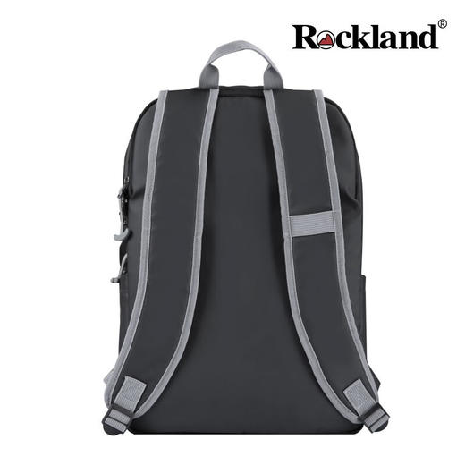 洛克兰自由系列牛津防盗双肩包 黑灰色—rxs 商品图5