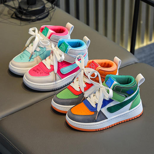 春秋儿童阿甘鞋板鞋休闲双网透气网鞋运动德训鞋软底 商品图3