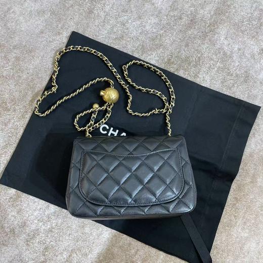 女款小金球方胖子菱格小羊皮迷你斜挎包025 商品图1