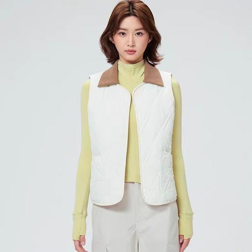 五只白鹅—2025秋冬外穿可拆卸衣领加绒加厚保暖羊毛马甲5701 商品图2