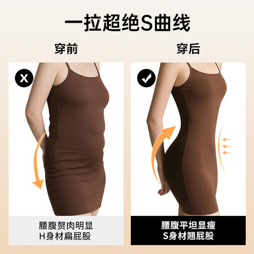 S1-【首创拉链加压技术】【四维提臀】润微10A抑菌底档免内裤贴合/360°透气网孔 舒适收腹可以在办公室坐一整天的收腹裤   一拉平收腹裤塑身 商品图4