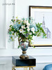 欧式轻奢仿真花假花摆件酒店餐桌客厅玄关摆设电视柜玄关装饰花 商品缩略图1