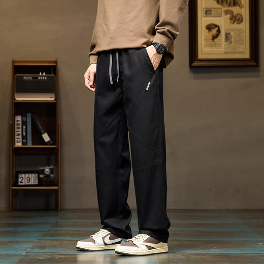 【柔软亲肤 丝滑垂顺 久穿如新】美式工装休闲裤 商品图10