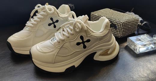 春秋新品小旋风厚底增高透气老爹鞋 商品图8