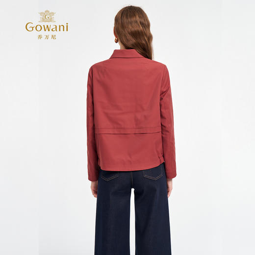 乔万尼新品翻领设计休闲宽松短款外套ED3B222 商品图4