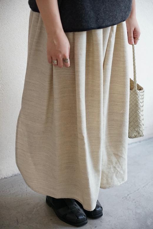 elsa esturgie麻色半裙 商品图7