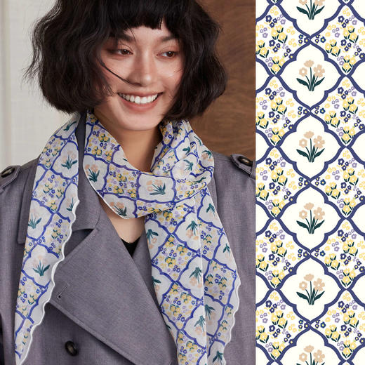 「温婉典雅紫」100%桑蚕丝丝巾长条高级感原创真丝系脖薄款围巾女 商品图3