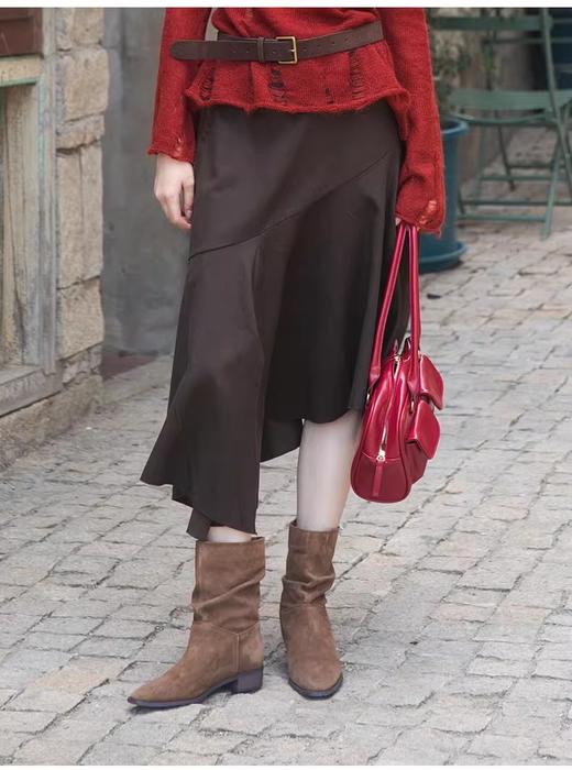 【门店同款】ENJOY秋季不规则斜边半裙 165496892 商品图1