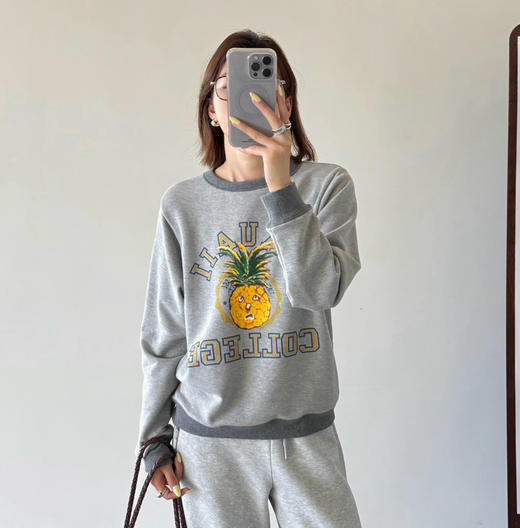 私服2K+入的45r菠萝毛圈卫衣08192 商品图1