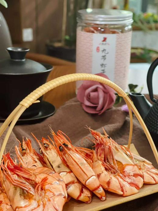 【产地直发】海捕九节虾干，高品质干虾！由斑节虾制作，鲜、淡、干，每一只都是活虾制作！4斤九节虾出1斤干虾！ 商品图1