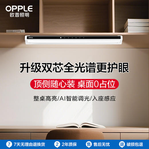 OPPLE欧普照明壁挂护眼灯国AA级全光谱LED酷毙灯宿舍学习书桌橱柜灯博昕 商品图0
