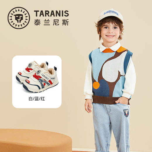 泰兰尼斯宝贝学步鞋冬季新款宝宝265运动学步鞋温暖舒适宝宝鞋子T01T5D6603 商品图1