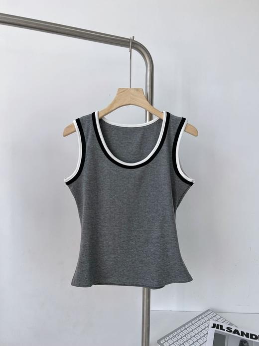 点此购买 女士双边撞色织边背心 mxm 329735 商品图5