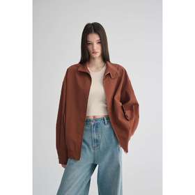 MAISON CECILE 三色|秋冬复古桑蚕丝羊毛棉百搭廓形夹克外套