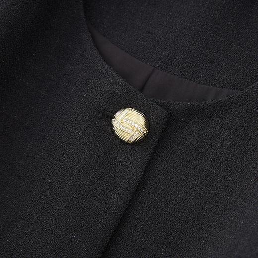 「高货wl」全新升级【铂金会员330/天猫439/差价109】(02921)洛诗琳通勤知性小香风外套2025秋季气质高级感收腰小外套 商品图2