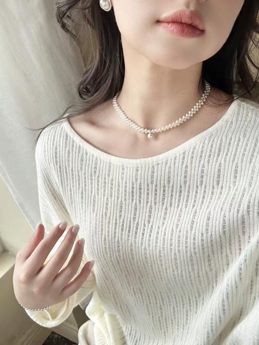 超美的珍珠项链，choke感颈链，很法式！（yy） 商品图2
