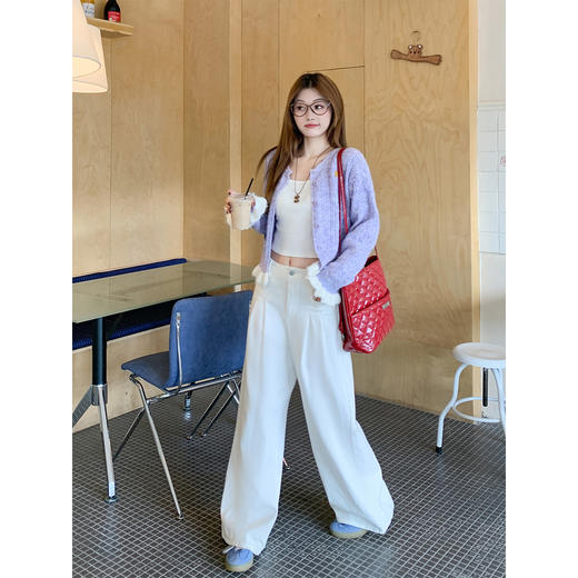 <曾小咸推荐>4.2现货秒杀 ！微信超特价！韩系刺绣撞色开衫 日常179.99 立减90 秒杀89.99！！ 商品图3