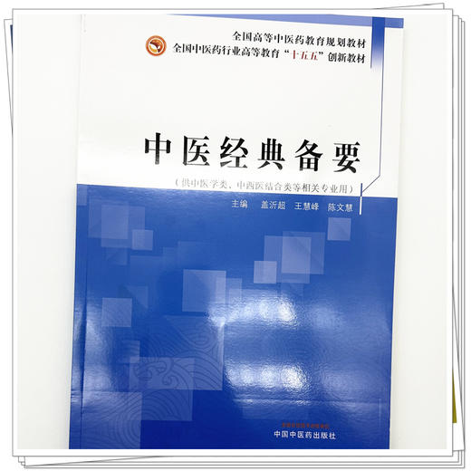 中医经典备要 盖沂超 王慧峰 陈文慧 主编 全国中医药行业高等教育十五五创新教材 中国中医药出版社 商品图3