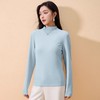 五只白鹅—2025秋冬新款天丝羊毛半高领打底衫女5501 商品缩略图7