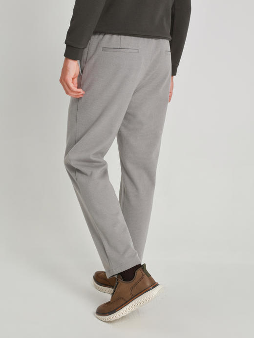 callisto暖光海豚灰轻绒面磨毛休闲裤 商品图4