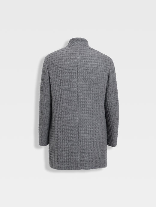 callisto灰色羊毛混纺大衣 商品图1