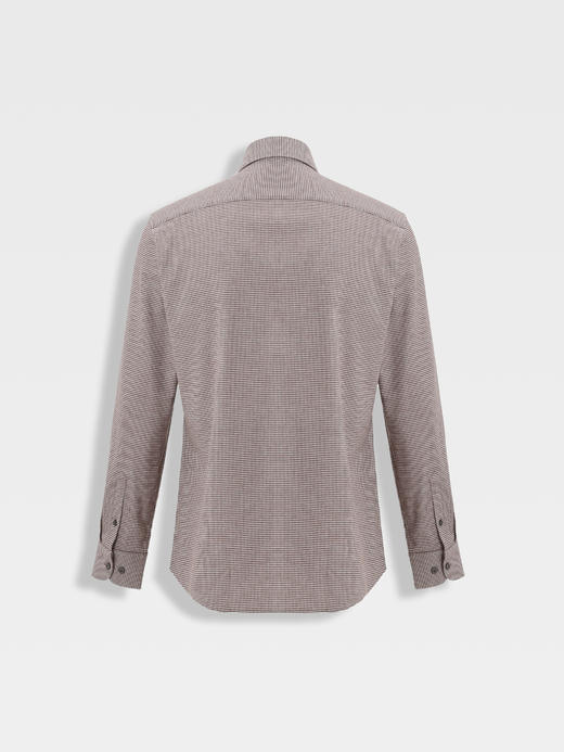 callisto浅调雪茄棕千鸟格衬衫 商品图1