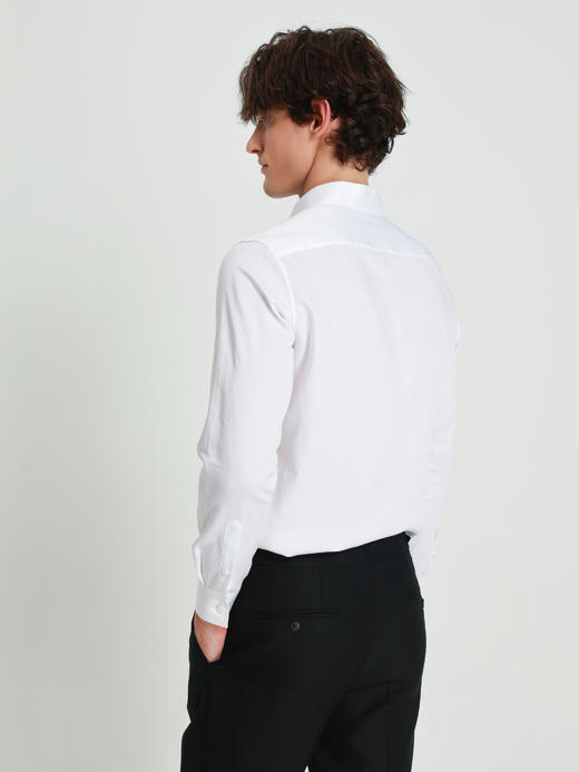 callisto白色新绅格调塔克衬衫 商品图4