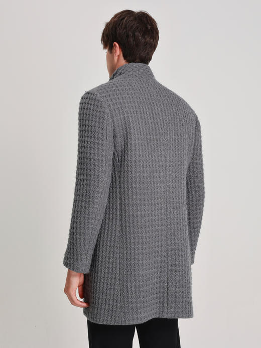 callisto灰色羊毛混纺大衣 商品图4