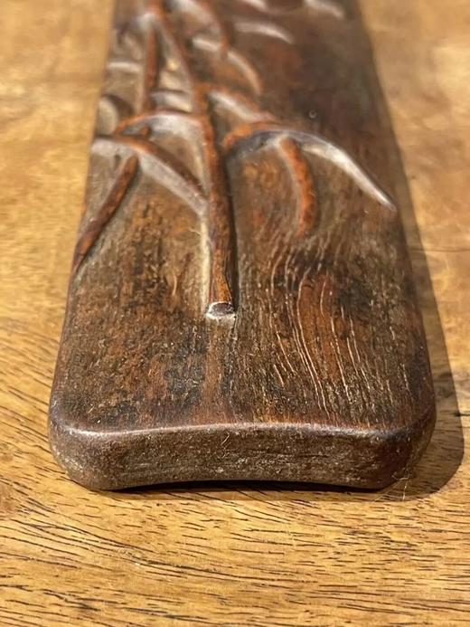 黄花梨雕花卉纹文房臂搁，顺丰包邮 商品图11