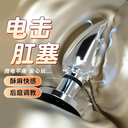 谜姬 金属电击肛塞后庭调教情趣后庭屁股男女性用品入门佩戴肛门玩具扩肛 商品图0