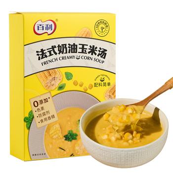 百利法式奶油玉米浓汤300g 0添加色素防腐剂食用香精 /粮油调味 /方便食品 /速食汤 商品图4