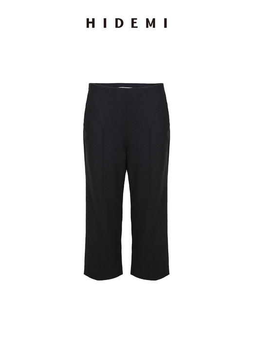 HIDEMI 进口羊毛显瘦喇叭百搭秋新款休闲裤直筒设计感6.5分裤子女 商品图13