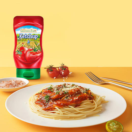 【分仓直发包邮】爷爷的农场番茄酱310g*3 俄罗斯进口儿童意面酱挤压瓶 商品图2